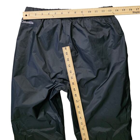 Columbia Rain Pants Men’s Small Black Rebel Roamer Nylon - Picture 3 of 8